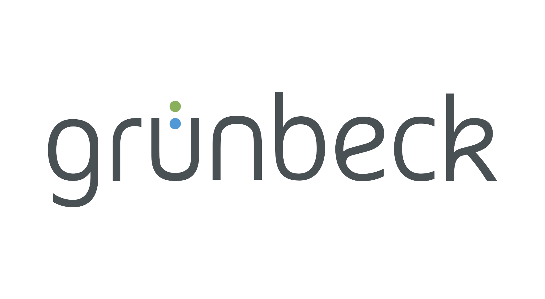 Gruenbeck-Logo Grünbeck Logo vor weißem Hintergrund