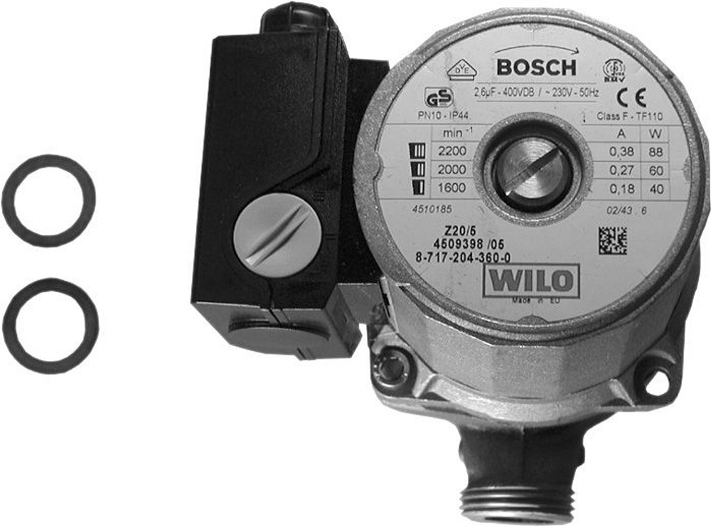 Junkers Speicherladepumpe 87172043600 | Typ Wilo Z20-5 | ZBS MA/MRA | Dichtungen Junkers Speicherladepumpe 87172043600 | Typ Wilo Z20-5 | ZBS MA/MRA | Dichtungen
