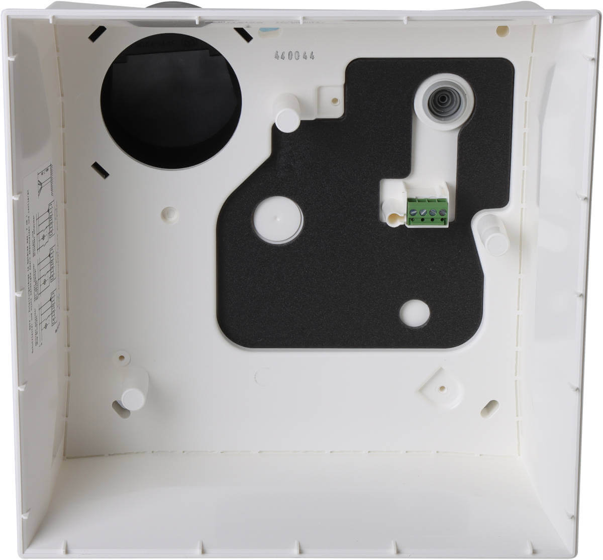 ZEWO SmartFan 2.0 Aufputzgehäuse ER-GH Standard | Home Perfect ZEWO SmartFan 2.0 Aufputzgehäuse ER-GH Standard, Innenansicht, vor weißem Hintergrund