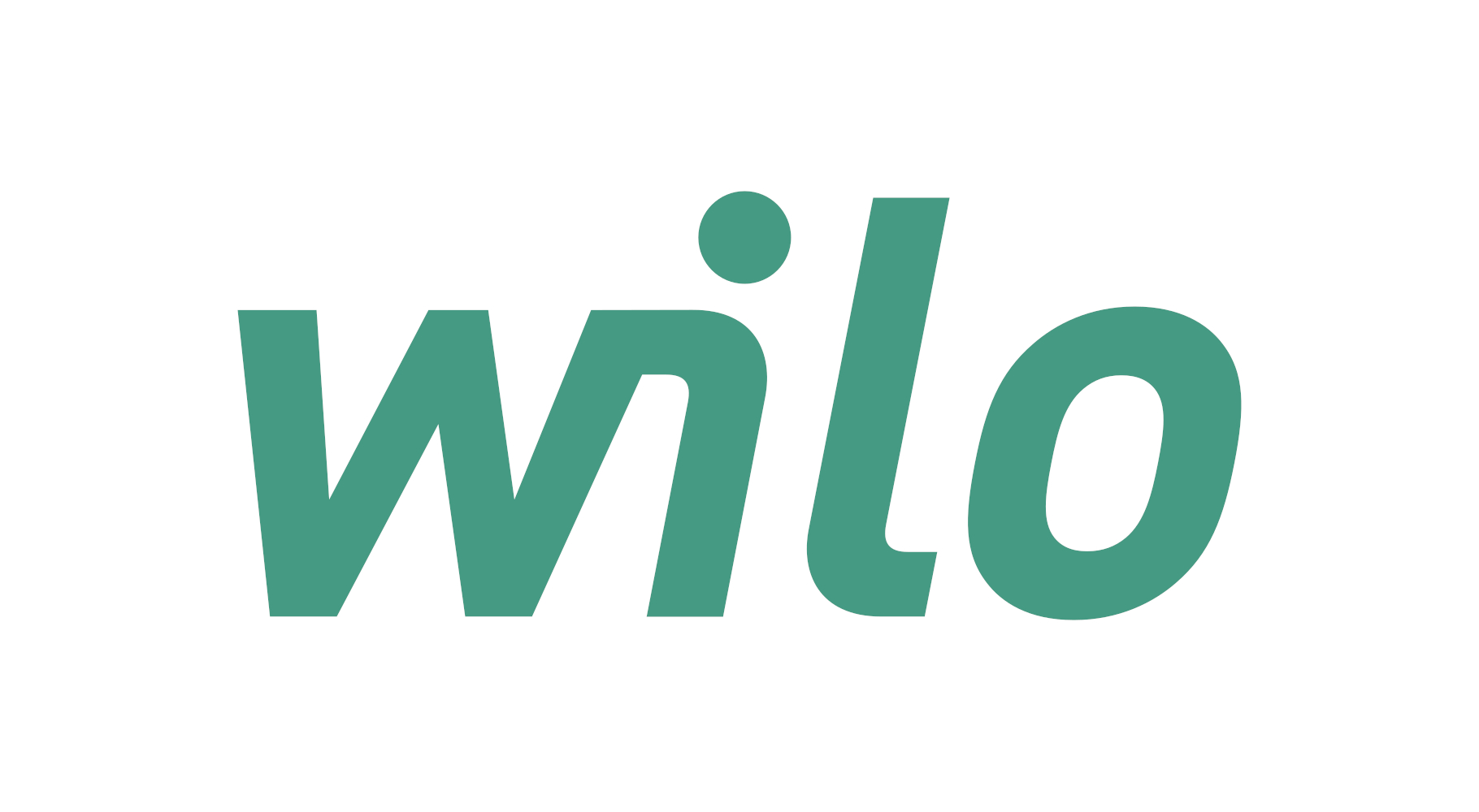 Wilo Logo vor weißem Hintergrund