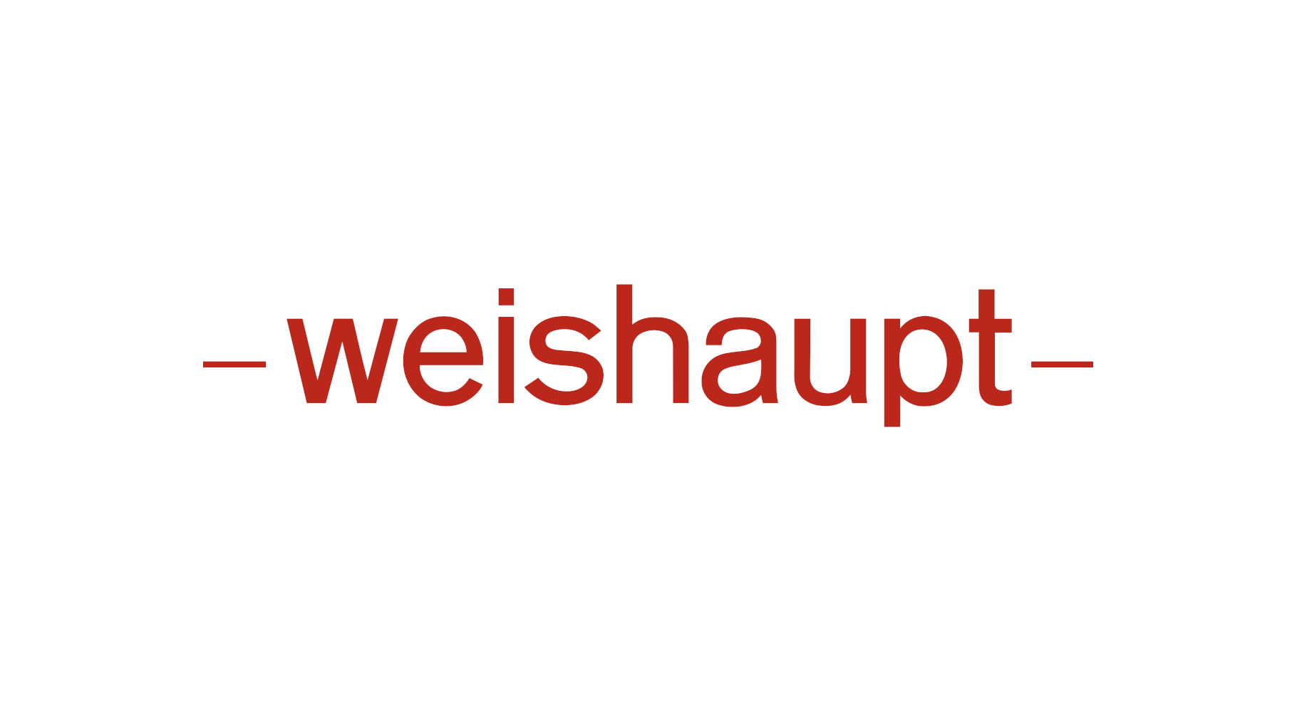 Weishaupt Logo vor weißem Hintergrund
