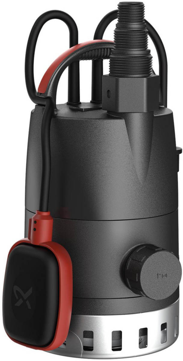 GRUNDFOS Kellerentwässerungspumpe Unilift-CC-9A1, 10m Kabel | Home Perfect GRUNDFOS Kellerentwässerungspumpe Unilift-CC-9A1, 10m Kabel, Vorderansicht, vor weißem Hintergrund