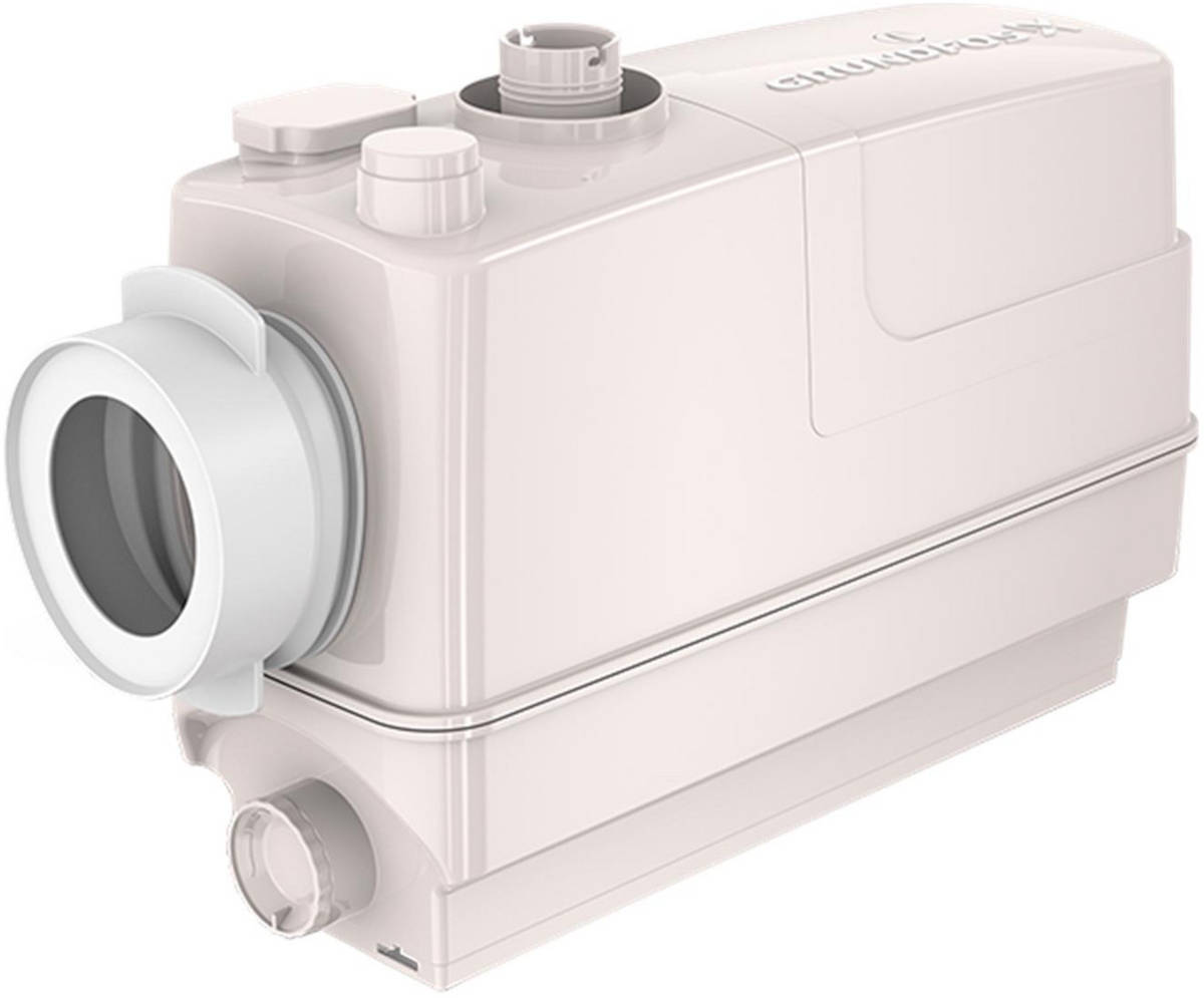 GRUNDFOS-Kleinhebeanlage Sololift2 CWC-3 0,6kW 230V | Home Perfect GRUNDFOS-Kleinhebeanlage Sololift2 CWC-3 0,6kW 230V, Seitenansicht, vor weißem Hintergrund