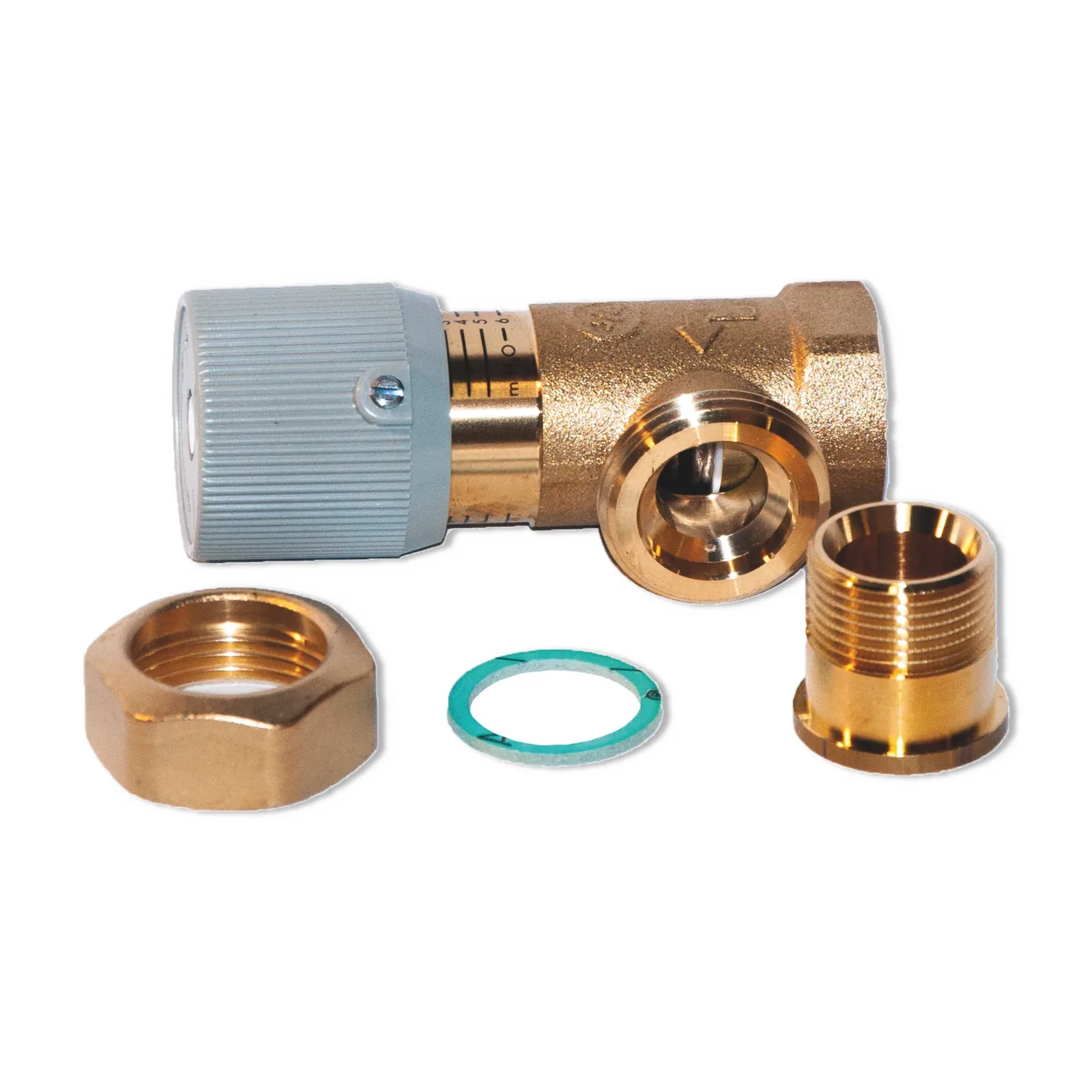 alpha innotec Überströmventil ÜVD 3/4" für Reihenspeichereinbindung