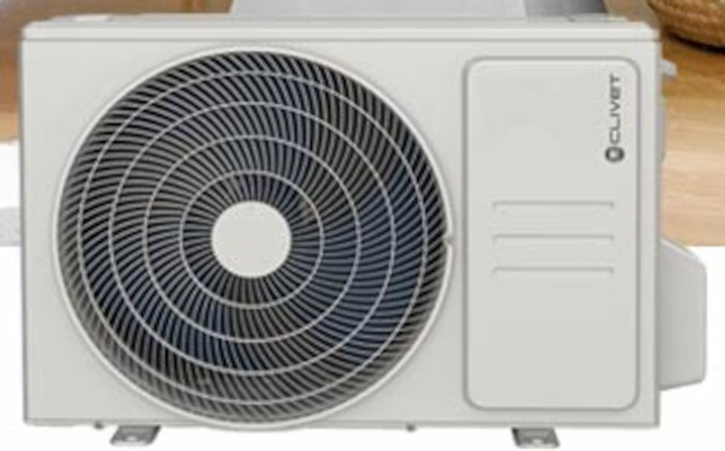 Clivet 5,3 kW EZCool Außeneinheit MONOSplit, Frontalansicht