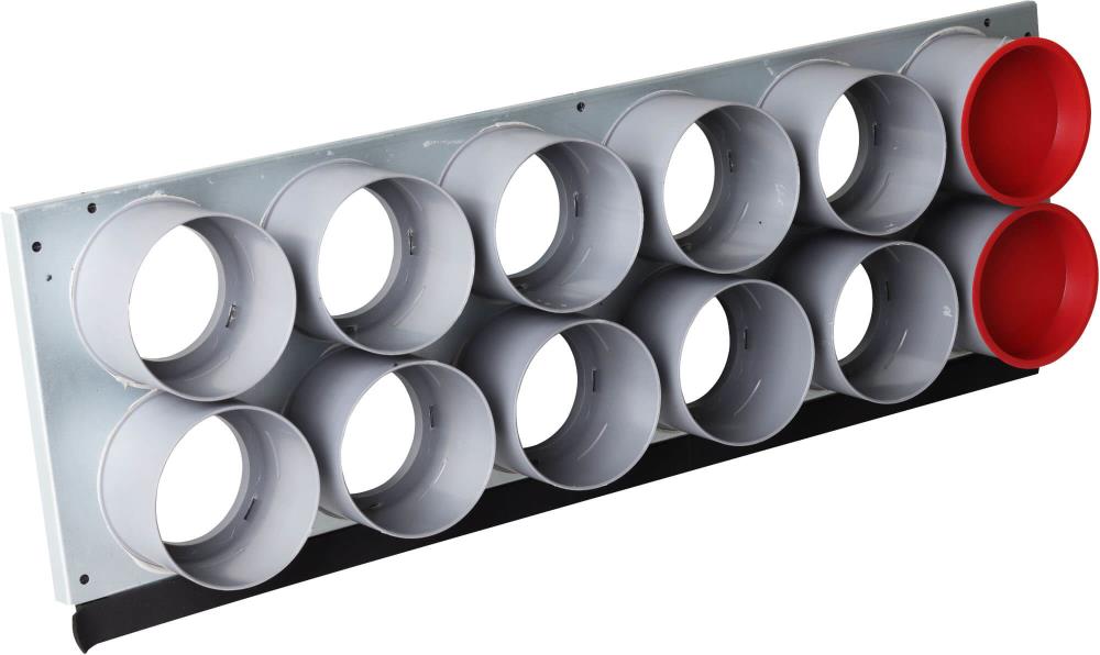 Luftverteiler Verteilerfront AirFlex, 12 x Ø 75 mm, 575 x 200 mm Luftverteiler Verteilerfront AirFlex, 12 x Ø 75 mm, 575 x 200 mm