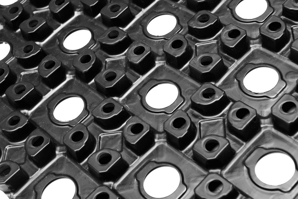 Mini-Noppenelement Rohrträgerplatte | Home Perfect Mini-Noppenelement Rohrträgerplatte, draufsicht