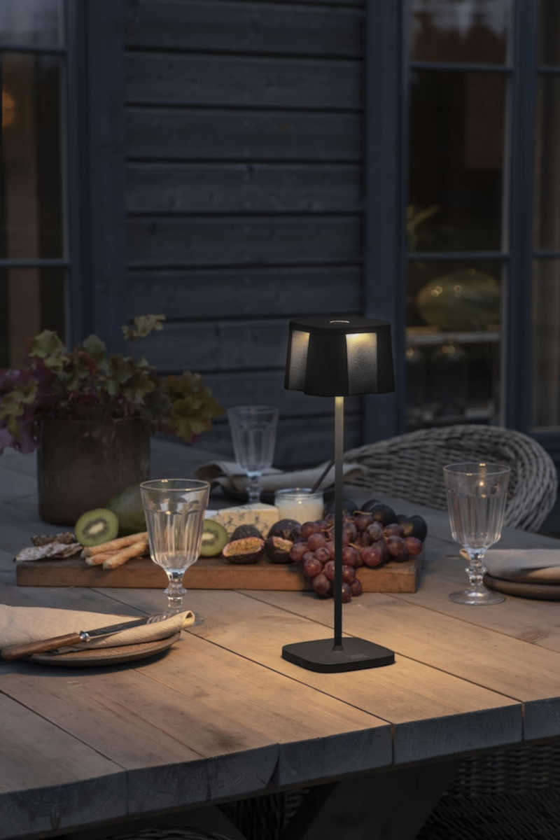 Konstsmide Nice USB-Tischleuchte schwarz | Home Perfect