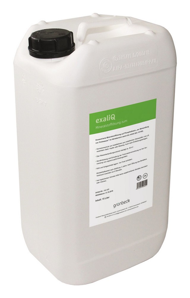 Grünbeck Mineralstofflösung exaliQ control | Sanierung | 15 Liter | 114071 Grünbeck Mineralstofflösung exaliQ control | Sanierung | 15 Liter | 114071