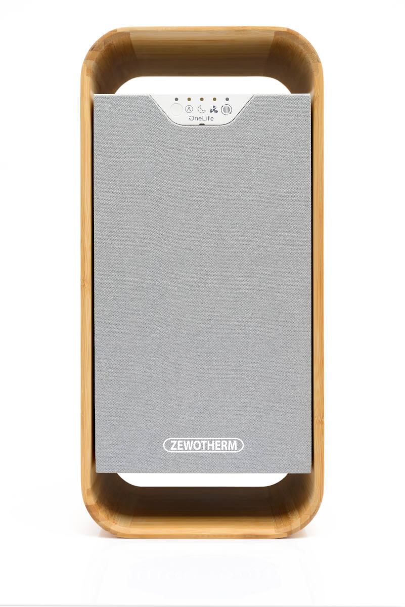 OneLife X Design-Luftreiniger Frontansicht stehend | Home Perfect OneLife X Design-Luftreiniger Frontansicht, stehend, vor weißem Hintergrund