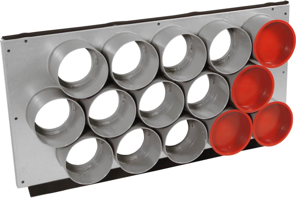 Luftverteiler Verteilerfront AirFlex, 15 x Ø 75 mm, 515 x 270 mm Luftverteiler Verteilerfront AirFlex, 15 x Ø 75 mm, 515 x 270 mm