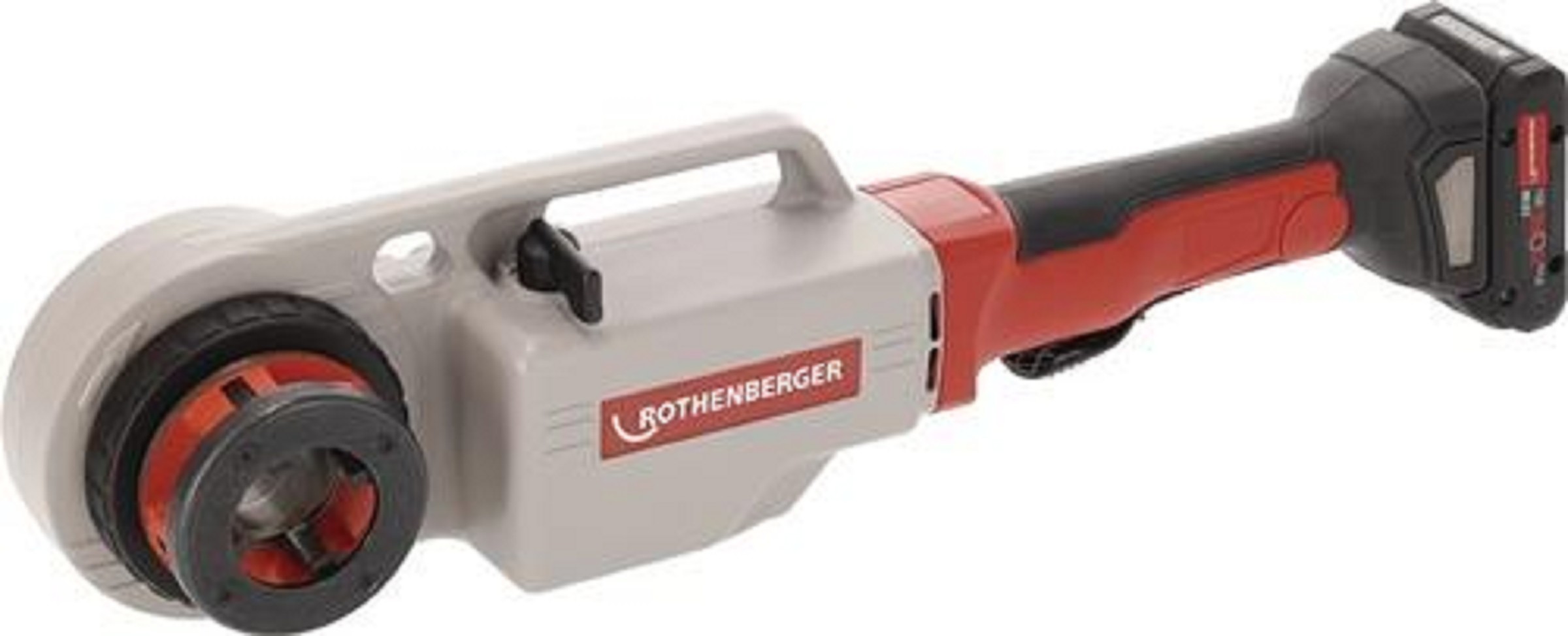 Akku-Gewindeschneidmaschine SUPERTRONIC®2000E AMP 13-60mm 58 U/min 1/2-2Zoll m.Köpfe | ROTHENBERGER