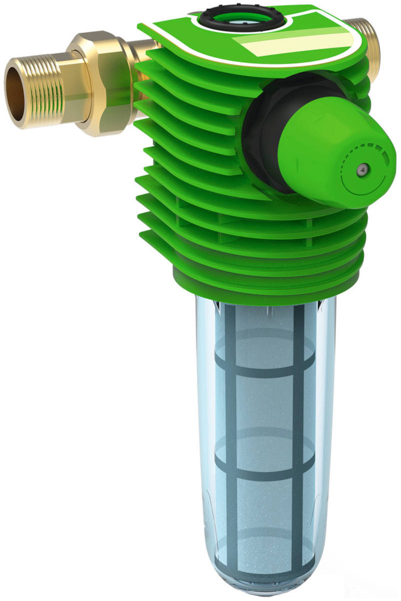 Grünbeck Feinfilter BOXER KDX 1 1/4" Druckmind. | Home Perfect Grünbeck Feinfilter BOXER KDX 1 1/4" Druckminderer, Frontansicht, vor weißem Hintergrund