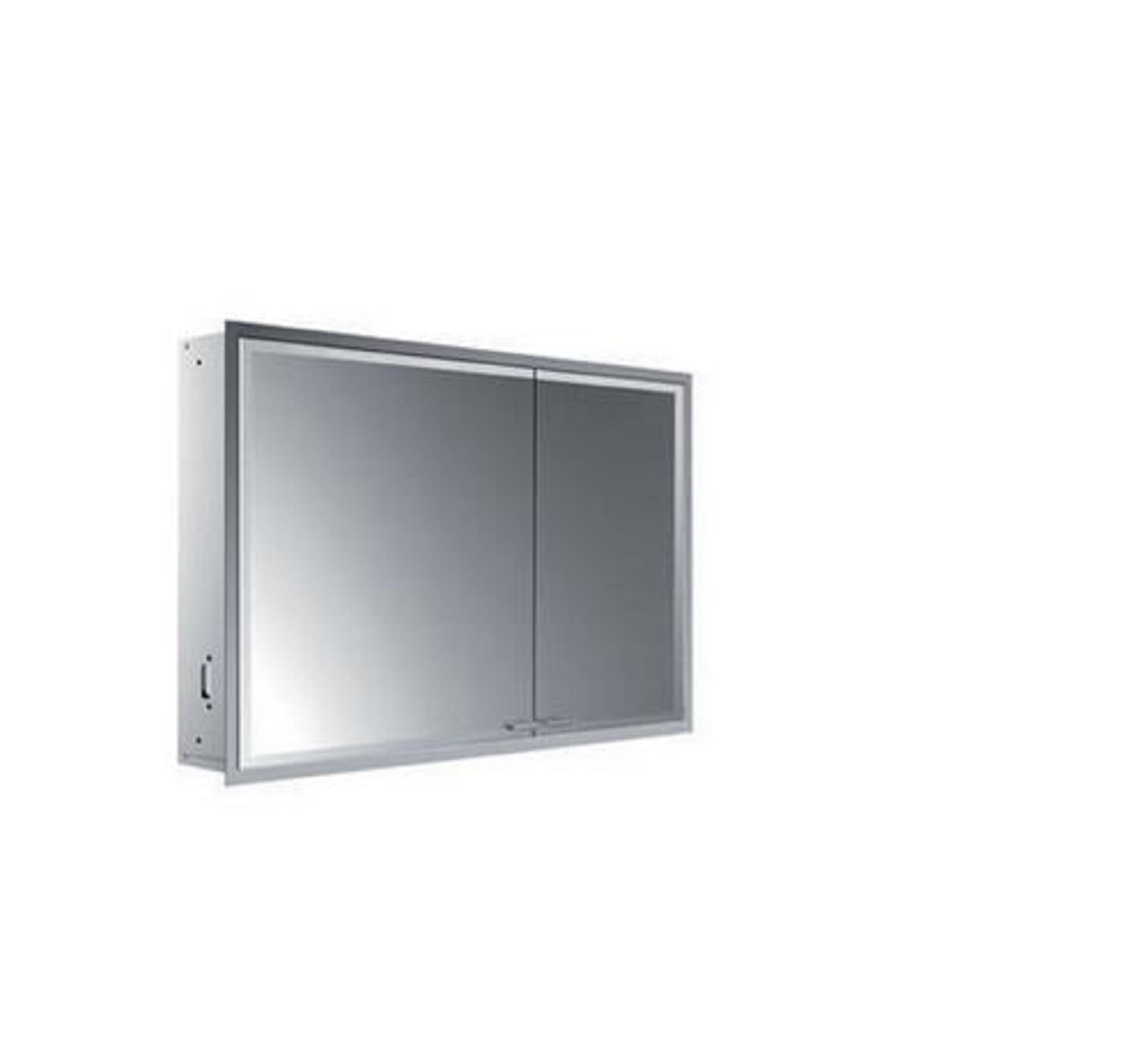 LED-Spiegelschrank | asis Prestige 2 | 1015 mm | Unterputz, breite Tür links