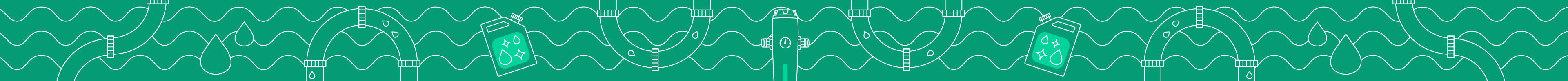 Kategorie-Header Wasseraufbereitung weiße Icons zum Thema Wasseraufbereitung auf grünem Hintergrund