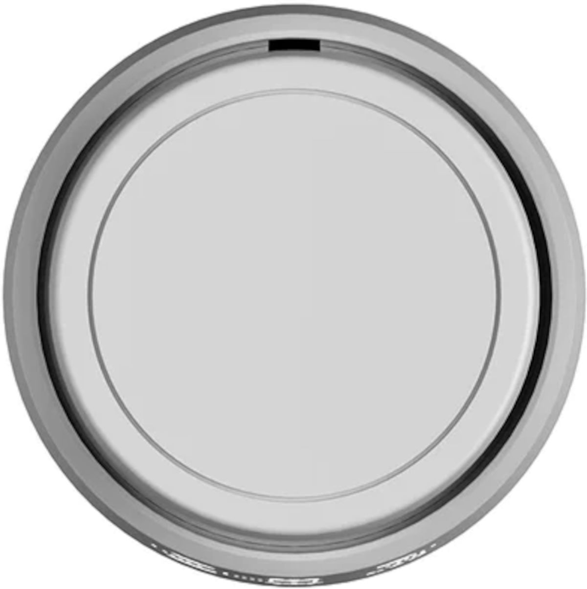 Wesmartify Smart Home Heizkörperthermostat Round, Frontansicht, vor weißem Hintergrund