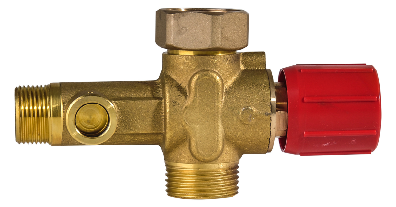 Thermostatisches Einspritzventil 1" AG Thermostatisches Einspritzventil 1" AG, Vorderansicht