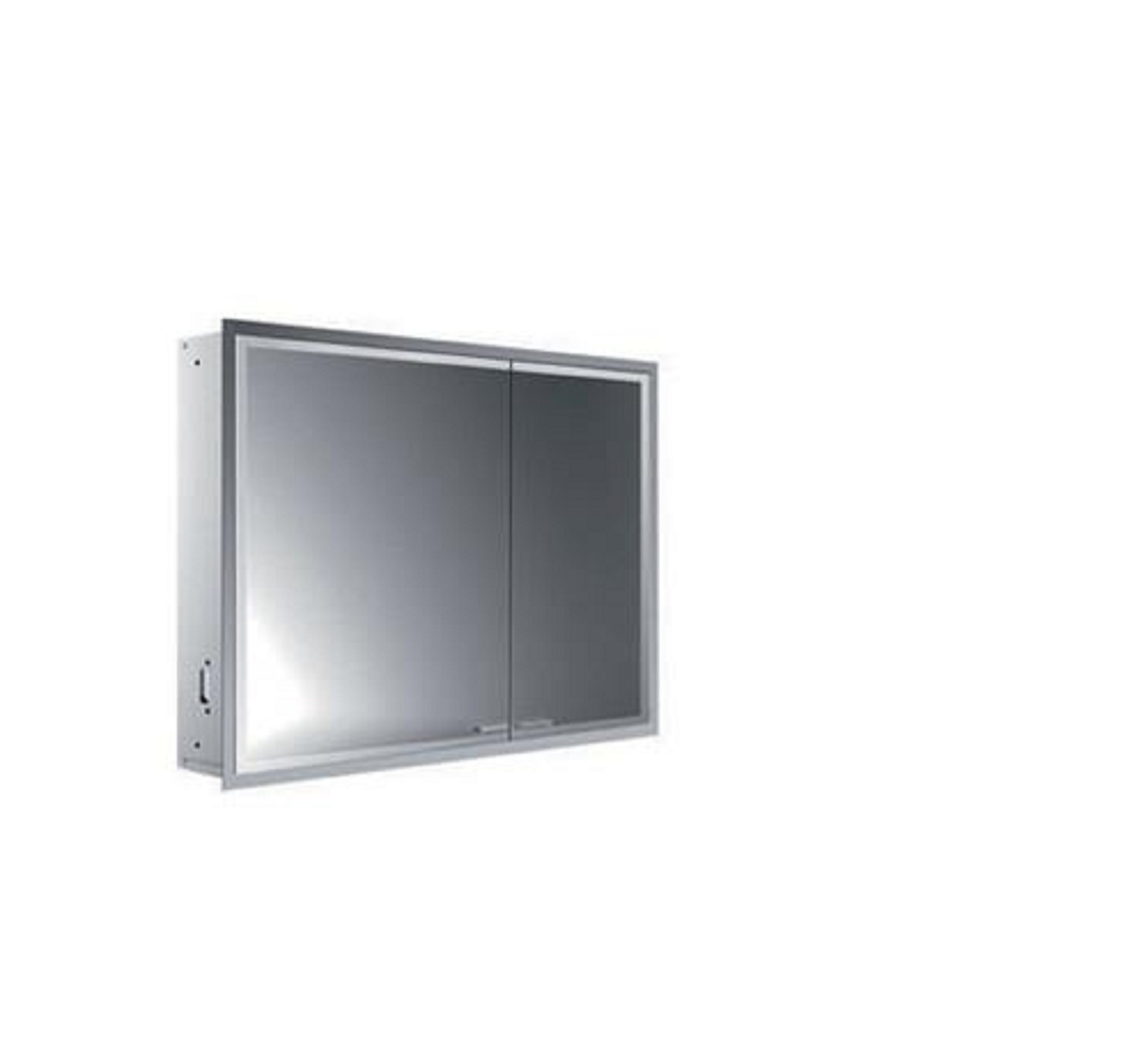 LED-Spiegelschrank | asis Prestige 2 | 915 mm | Unterputz, breite Tür links