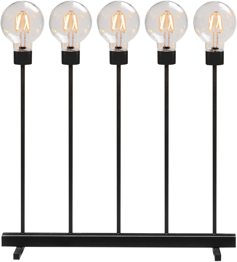 Konstsmide LED Metallleuchter von vorne