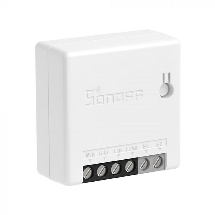 SONOFF ZigBee Smart Switch, Seitenansicht, vor weißem Hintergrund