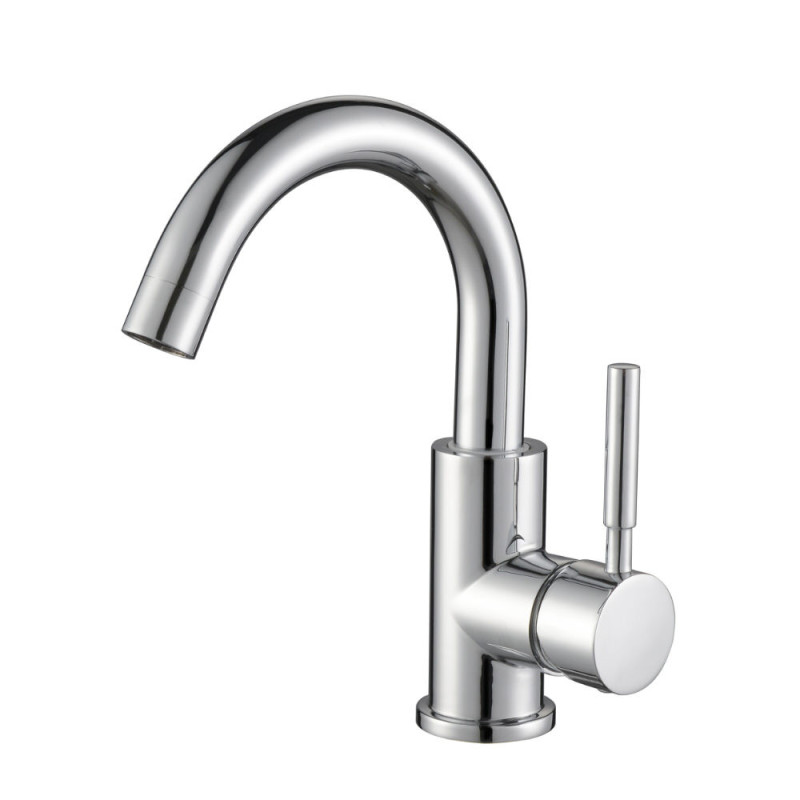 Waschbeckenarmatur Einhebel mit drehbarem Schwenkauslauf Chrom