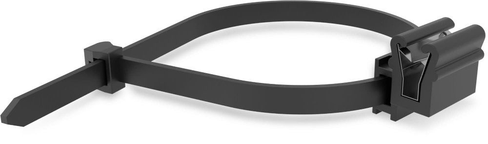 Blue Spot Transparente Kabelbinder – 100 Stück, 200 Mm Lang, 4,8 Mm Breit, Aus Nylon, Mit Wiederverschließbarer Tasche